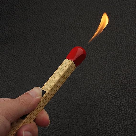 Match Stick Shaped Butane Lighter, Multipurpose Inflatable Long Handle Gas Burner, Gas Lighter for Kitchens, Smoking, Candles and Outdoor Use